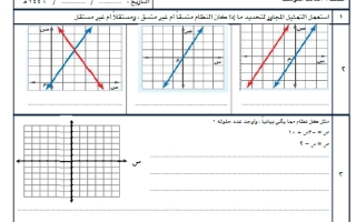 أوراق عمل رياضيات ثالث متوسط الفصل الثاني 1446