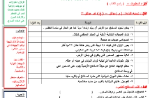 ورقة عمل الزلازل مع الحل علوم ثالث متوسط أ. محمد الحفظي