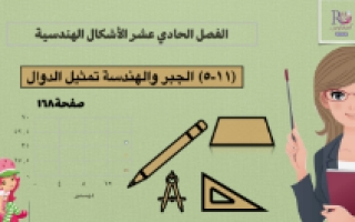 الجبر والهندسة تمثيل الدوال رياضيات خامس ف3