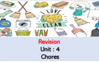 مراجعة الوحدة الرابعة (chores) انجليزي سادس ابتدائي